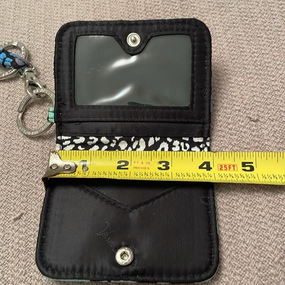 Vera Bradley Fabric Lanyard with Double ID Window Wallet - Picture 5 of 12